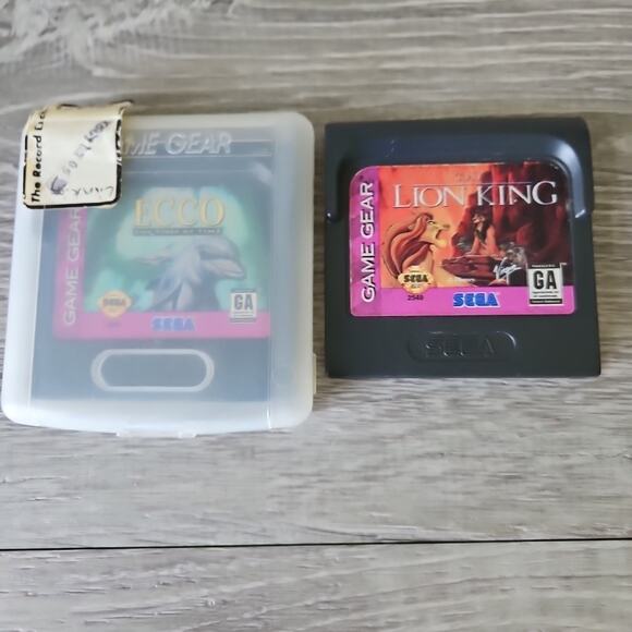 Sega Game Gear 6 Games Lot Baseball Sonic 2 Columns Golf Lion King Ecco * AS IS* - Picture 10 of 12